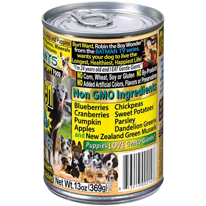 Gentle Giants Grain Free Wet Dog Food Chicken - Pet Supplies online store