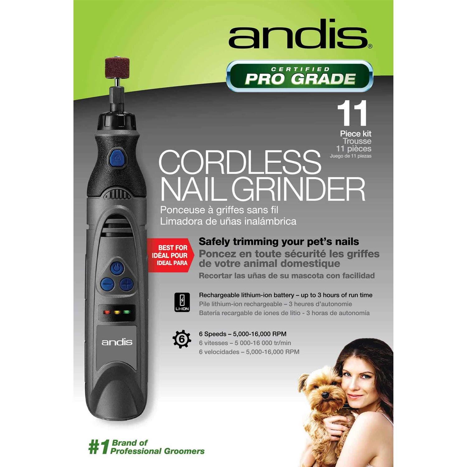 Andis Cordless Nail Grinder - Pet Supplies online store