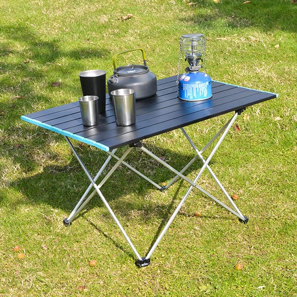 TOPINCN Folding Table Outdoor Aluminum Table Beach Picnic Camping Casual Barbecue Table Portable Rv with Ultra Light for Bracket Aluminium Small Foldable Picnic Tables
