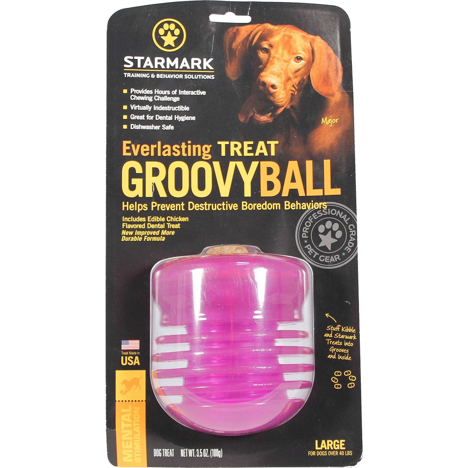 Starmark Everlasting Treat Groovy Ball - Pet Supplies online store