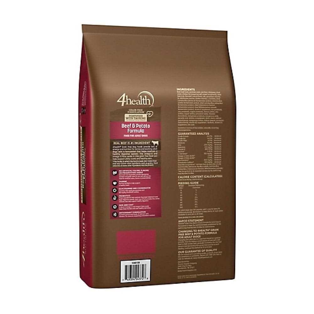 4health Grain Free Formulation Beef and Potato Formula Dry Dog Food 1046158 - Pet Supplies online store
