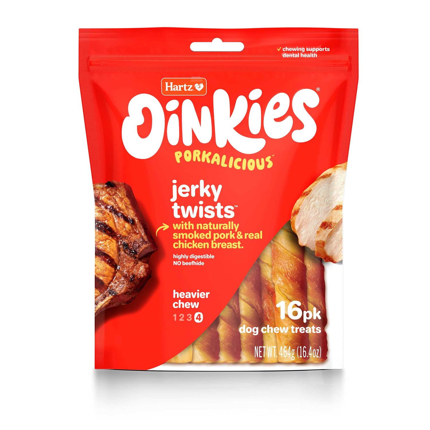 Oinkies Hartz Chicken-Wrapped Dog Treat - Pet Supplies online store