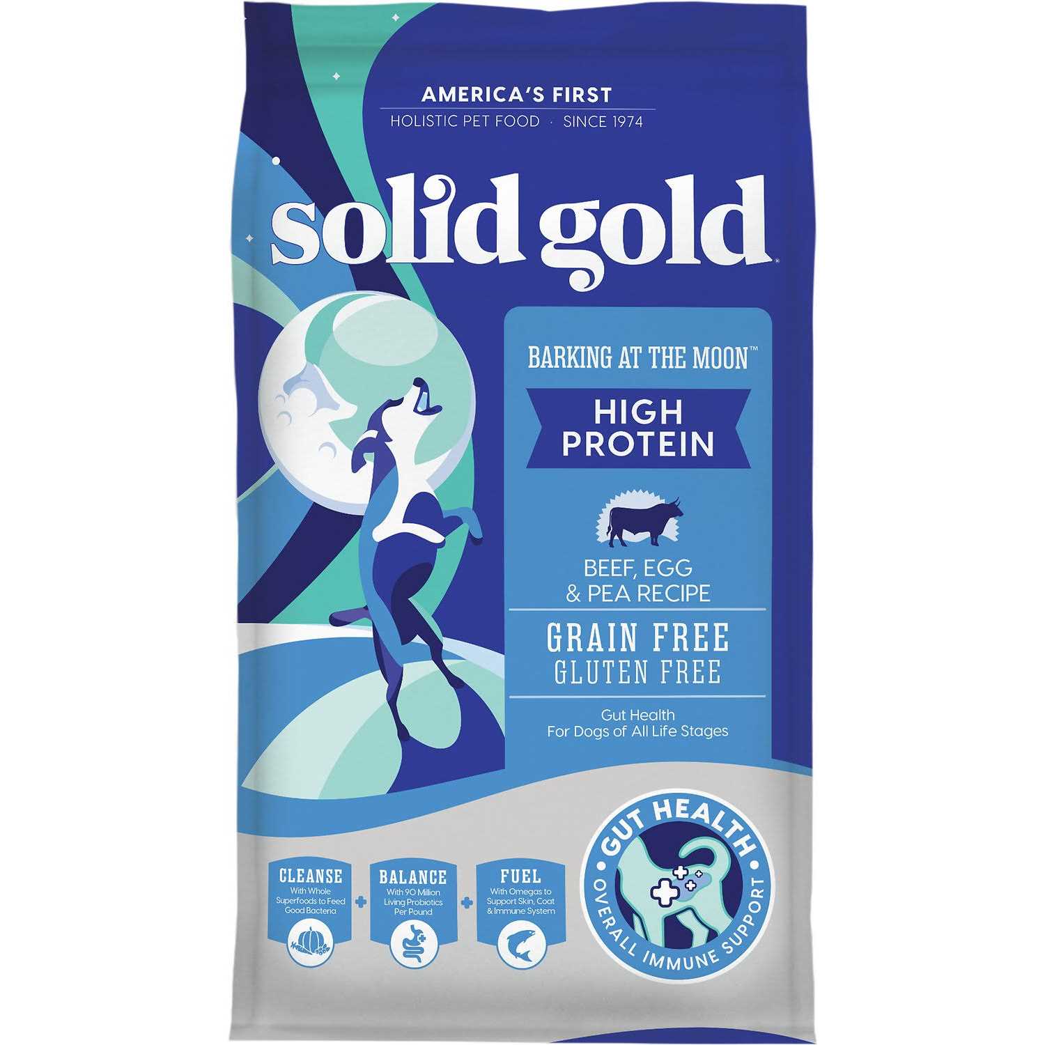 Solid Gold Barking at The Moon Grain-Free Beef Dry Dog Food - Pet Supplies online store
