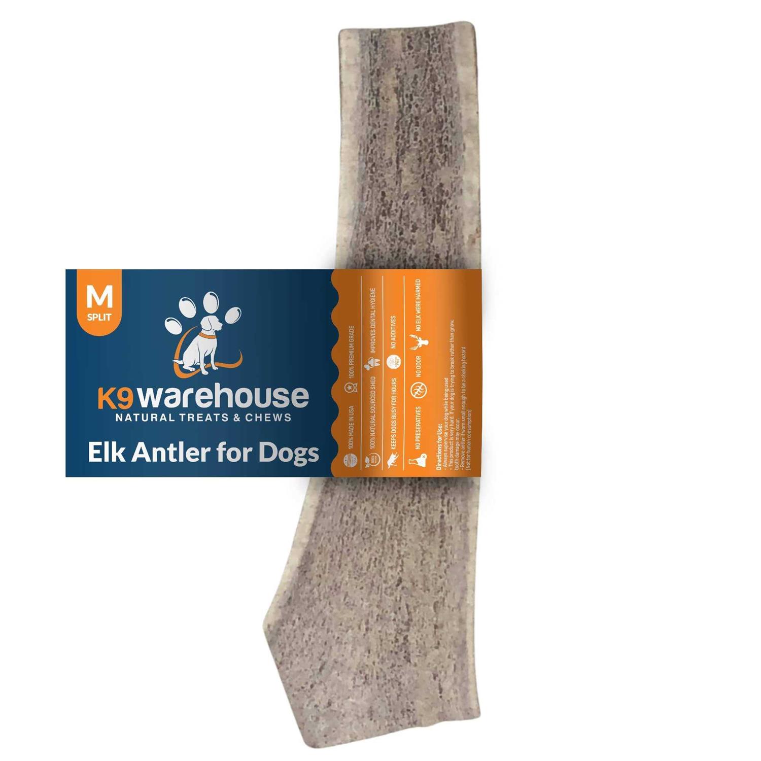 K9warehouse Elk Antlers for Dogs Made in USA - Pet Supplies online store