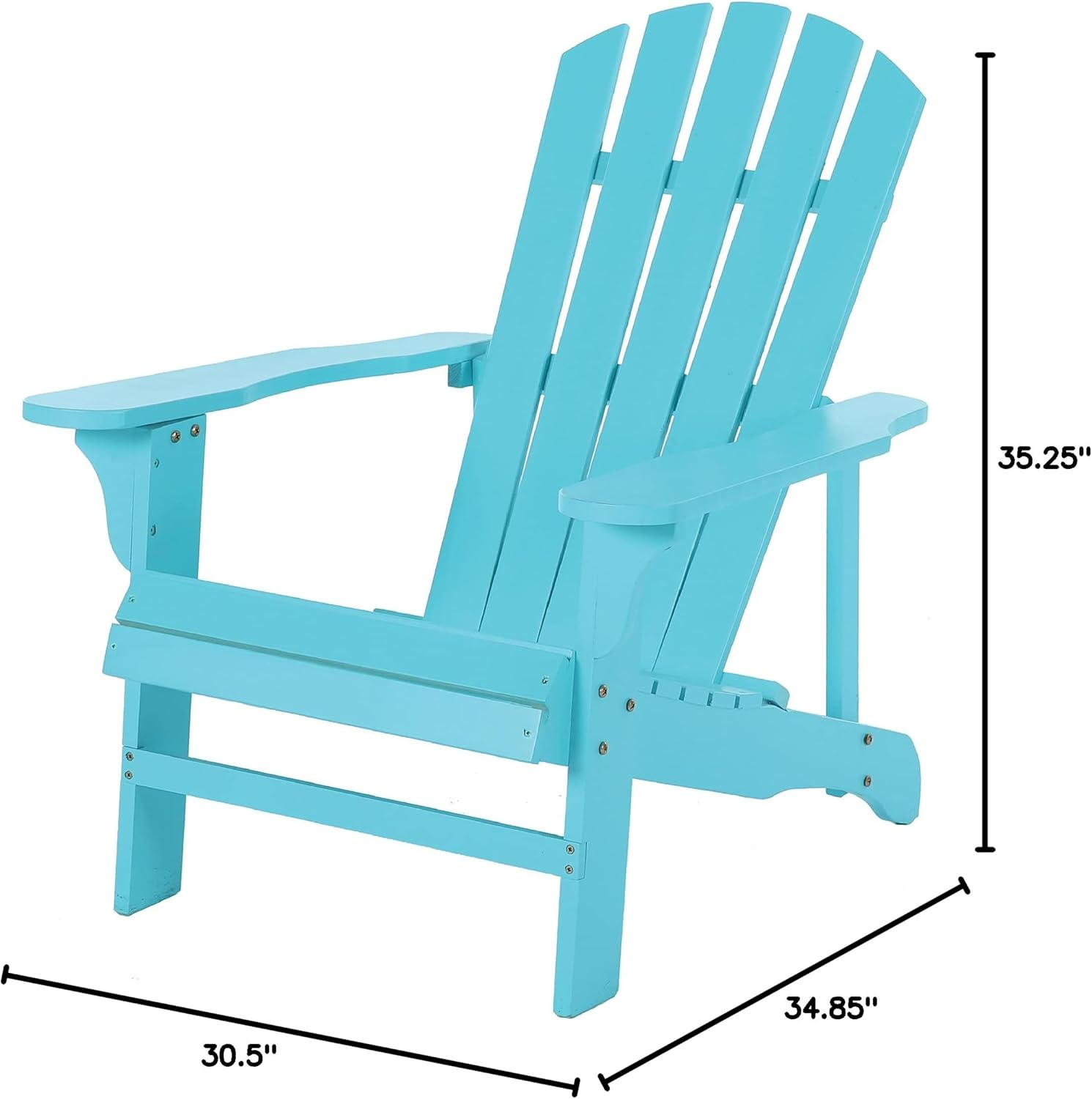 Leigh Country Turquoise Adirondack Chair