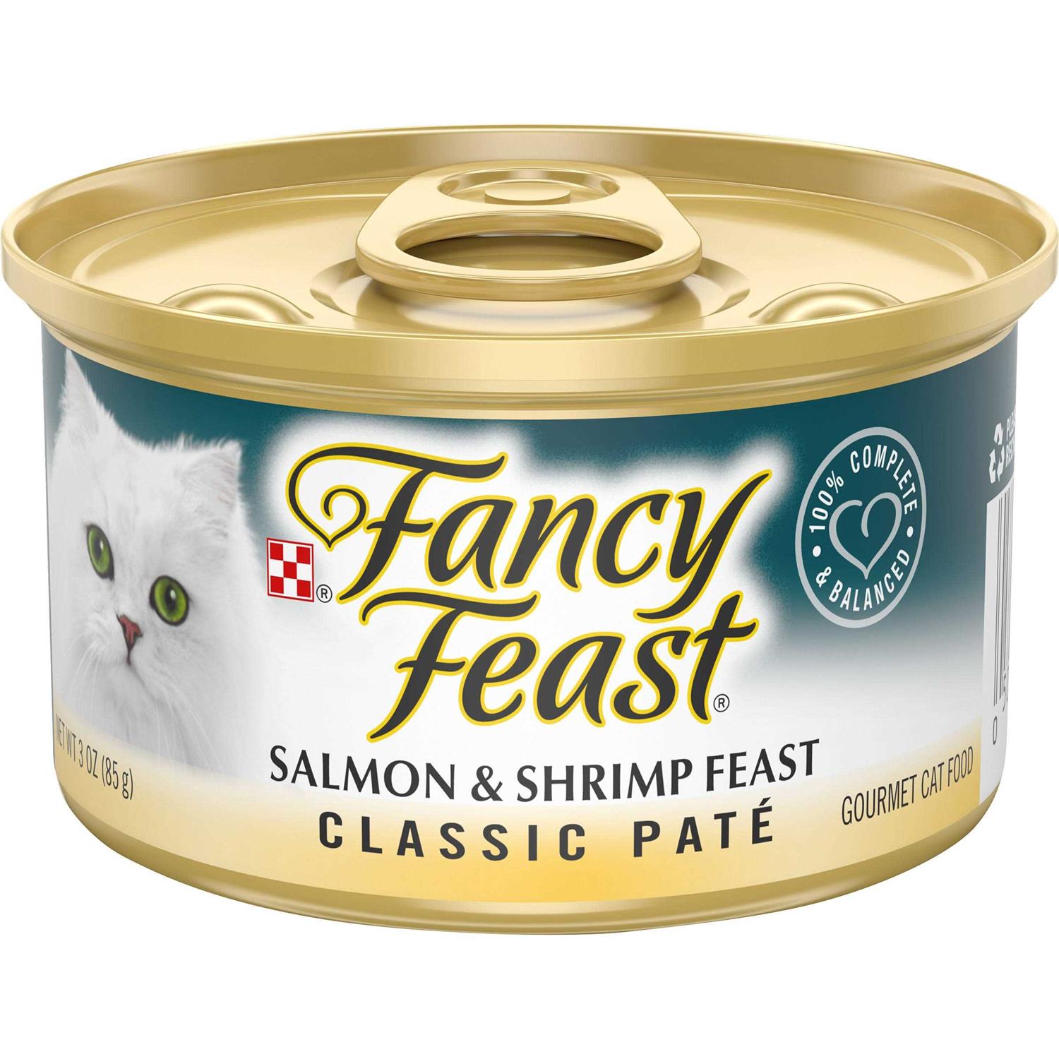 Fancy Feast Classic Salmon & Shrimp Feast Cat Food - Pet Supplies online store