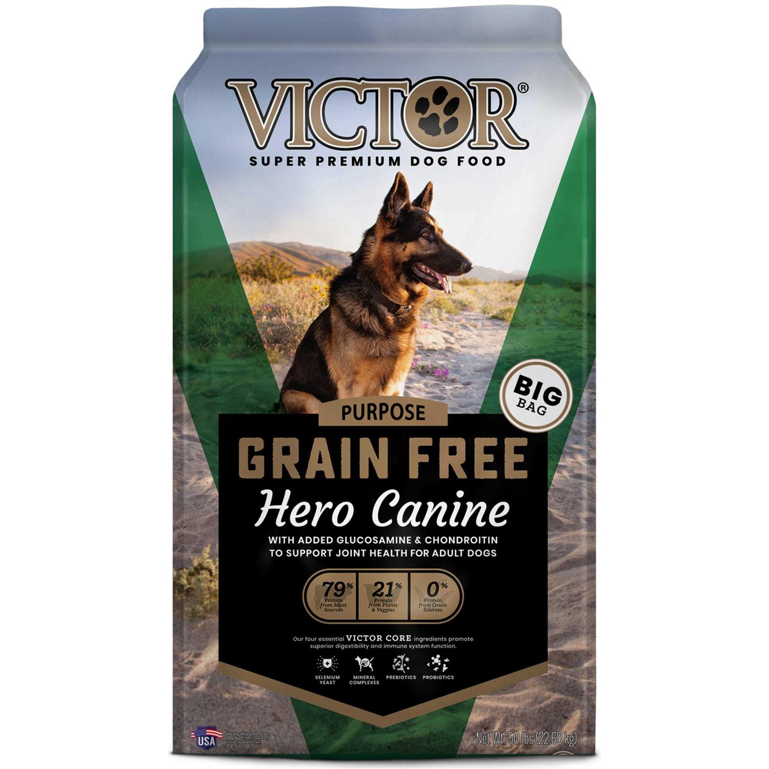 Victor Hero Canine Grain Free Dry Dog Food - Pet Supplies online store