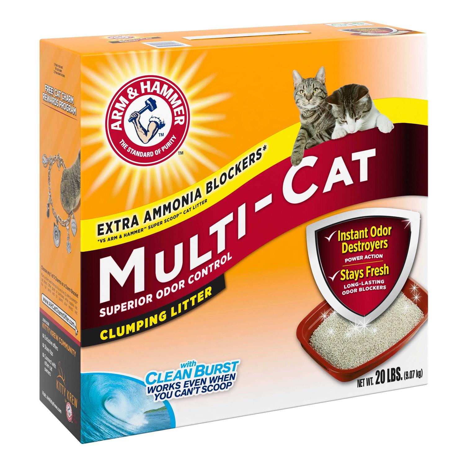 Arm & Hammer Clumping Multi Cat Litter - Pet Supplies online store