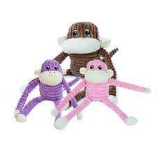 ZippyPaws Spencer The Crinkle Monkey Dog Toy - Pet Supplies online store