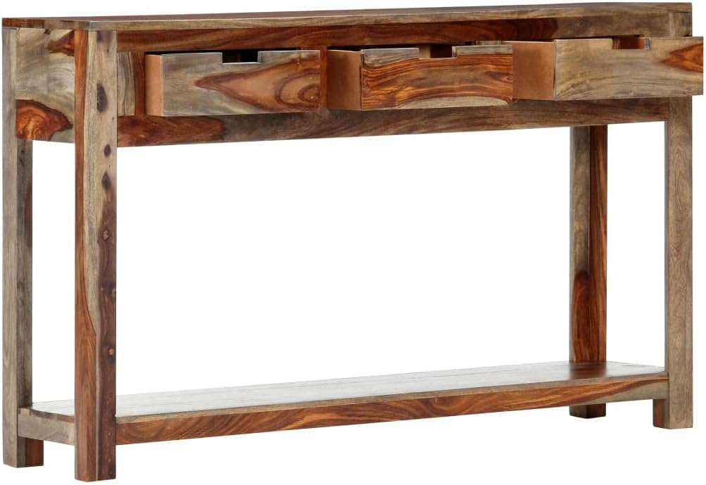 Coffee Table Side Table,Home Decor,Console Table,Entryway Table,Sofa Table, for Hallway, Living Room, Console Table with 3 Drawers 47.2