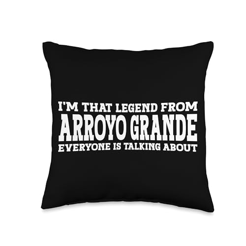 Arroyo Grande Hometown CA California City Arroyo Grande Throw Pillow