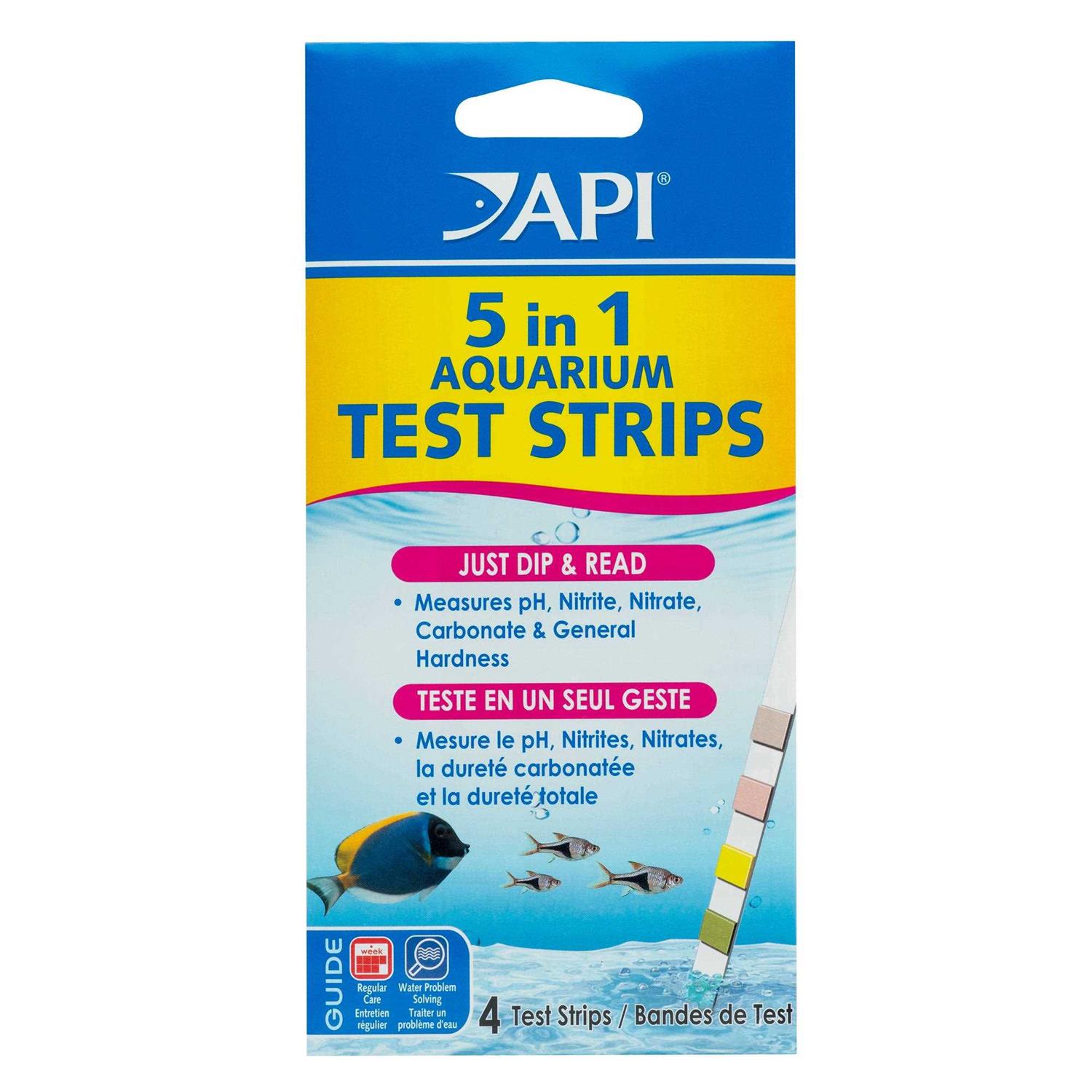 API 5 in 1 Aquarium Test Strips - Pet Supplies online store