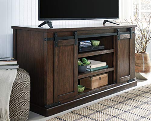 Signature Design by Ashley Budmore Rustic TV Stand Fits TVs up to 68
