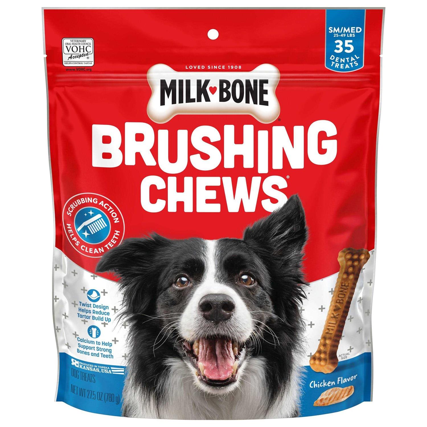 Milk-Bone Brushing Chews Dental Dog Treats - Pet Supplies online store