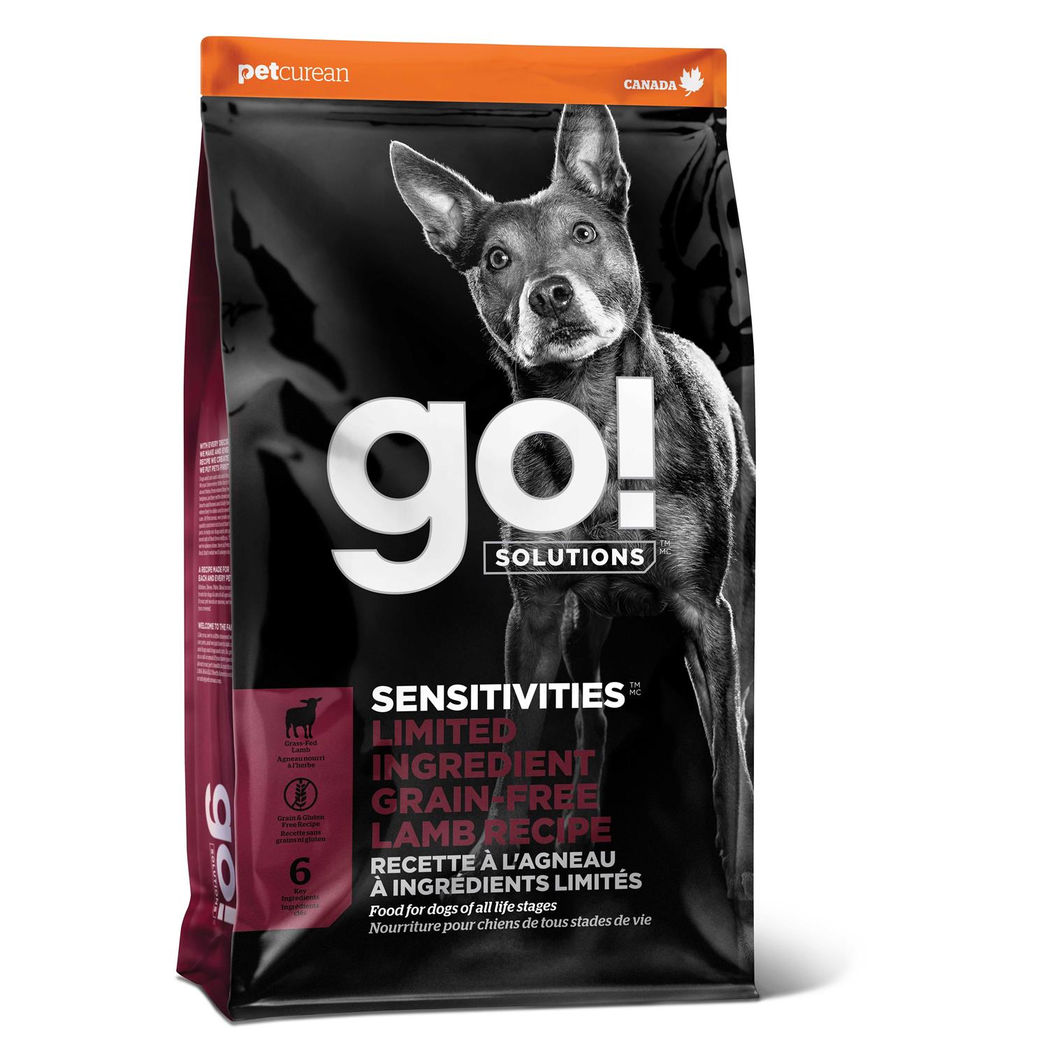 Go! Solutions Sensitivities Limited Ingredient Lamb Grain-Free Dry Dog Food - Pet Supplies online store