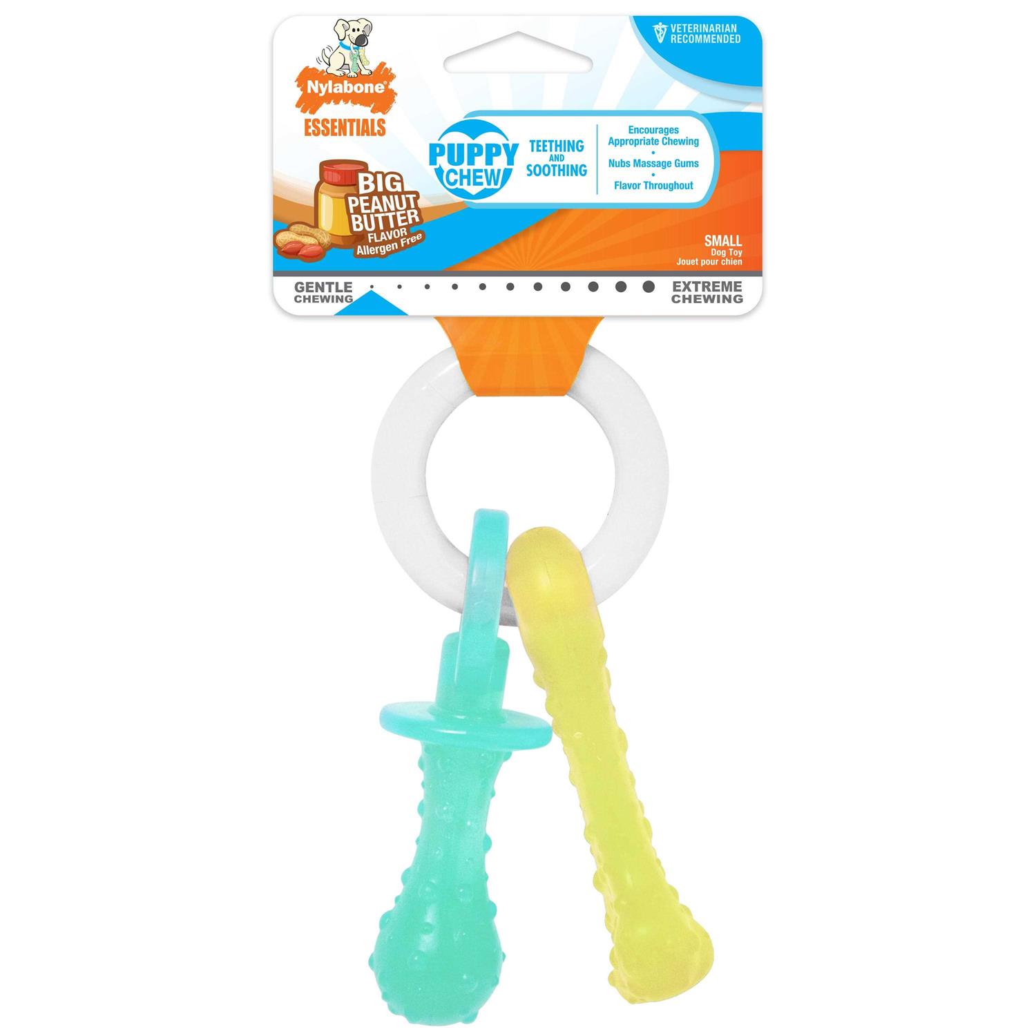 Nylabone Puppy Chew Teething Pacifier Toy - Pet Supplies online store