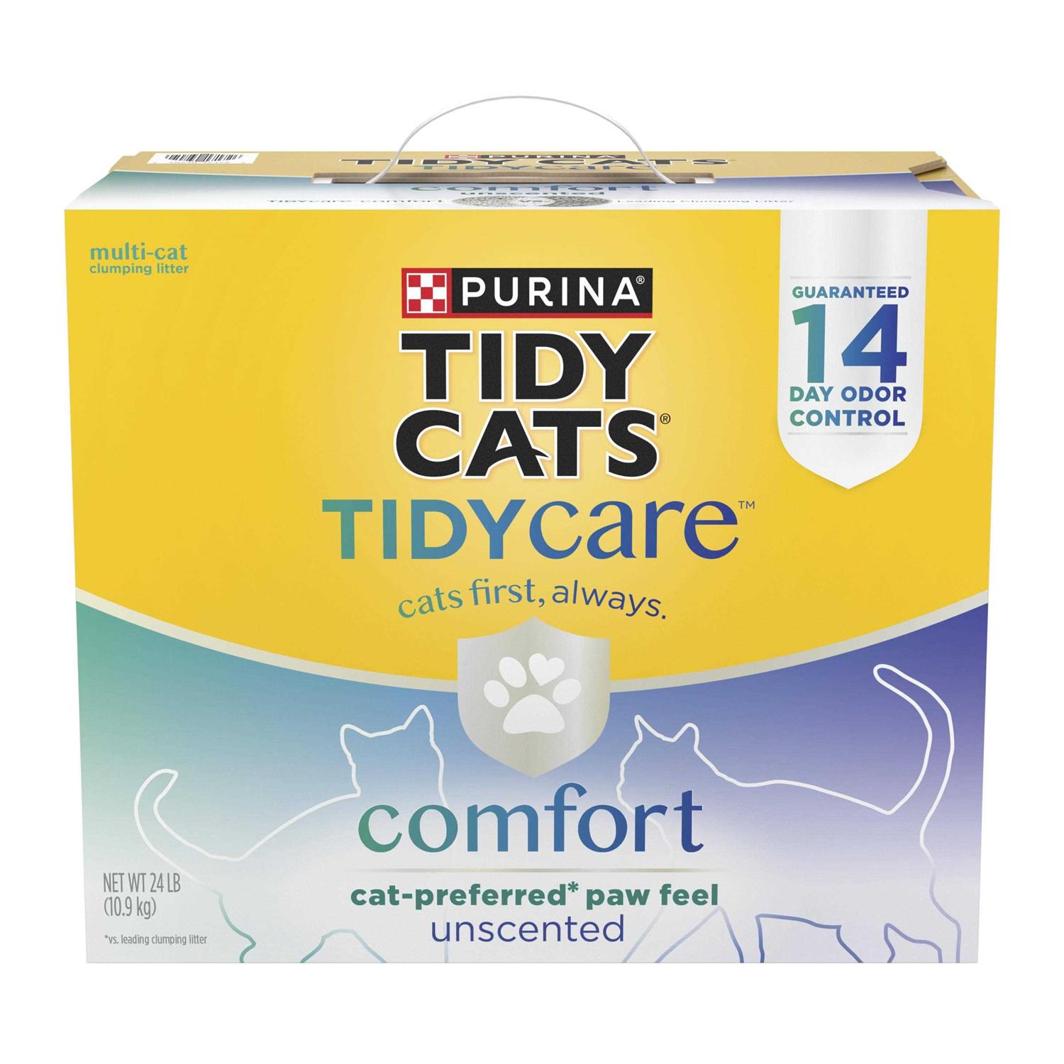 Purina Tidy Cats Tidy Care Comfort Unscented Odor Control Clumping Cat Litter - Pet Supplies online store