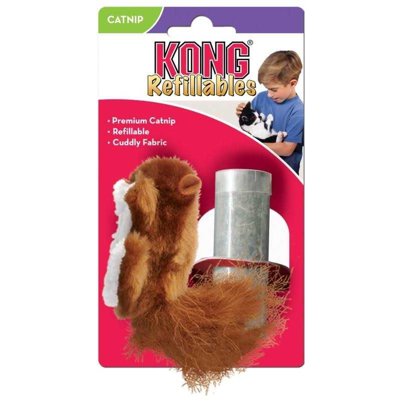 KONG Refillables Squirrel Catnip Cat Toy - Pet Supplies online store