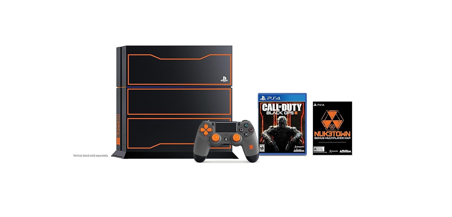 PlayStation 4 1TB Console - Call of Duty: Black Ops 3 Limited Edition Bundle [Discontinued] (Renewed)