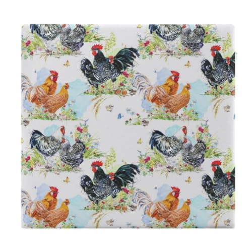 Square Floor Cushions Chair Pad Flexible Seating Pink Cute Dinosaurs for in-Home Distance Learning, Office, Garden, Car