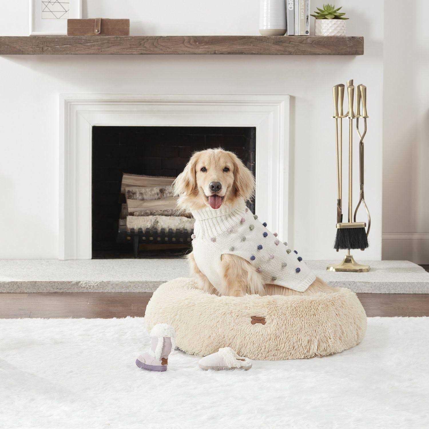 Koolaburra by UGG Sacha Faux Fur Pet Bed - Pet Supplies online store