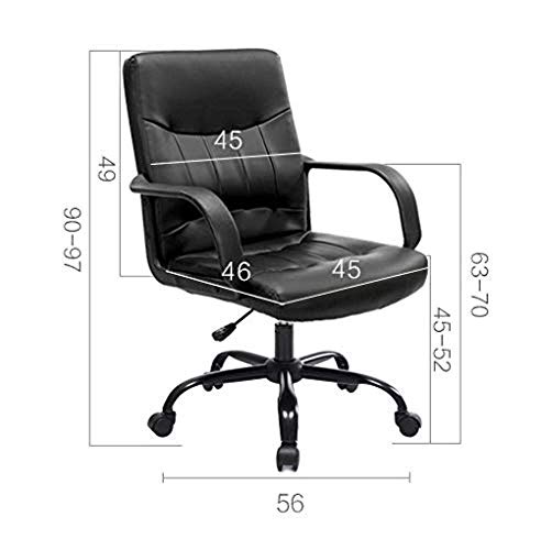 Executive Recline Office Desk Chairs,Comfortable Easy to Clean Chair Computer Chair Table and Chair Adjustable Seat Heigh Swivel Reception Chair Padded Office Chair