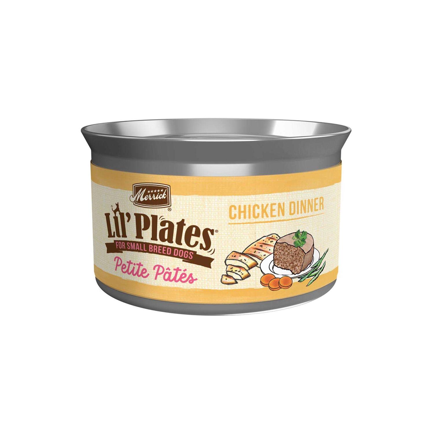 Merrick Pet Care Grain Free Dinner Lil' Plates Petite Pates Adult Wet Dog Food - Pet Supplies online store