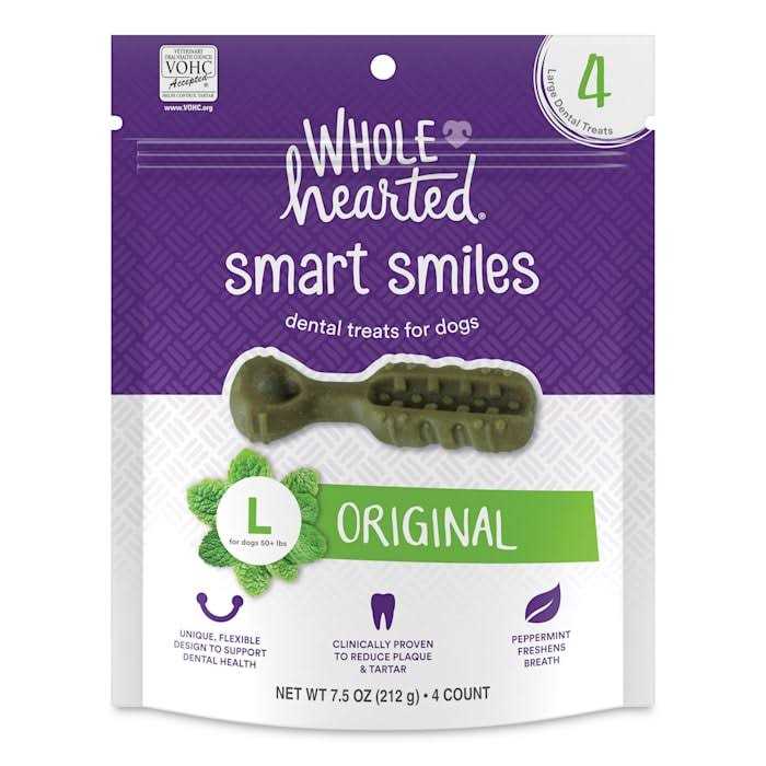 WholeHearted Smart Smiles Original Flavor Dog Treats - Pet Supplies online store