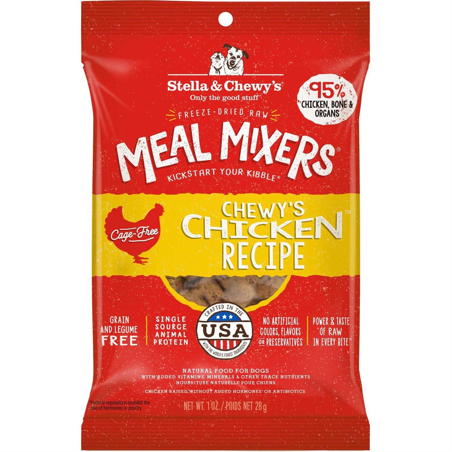 Stella & Chewy's Freeze Dried Chicken Meal Mixers Dog Food - Pet Supplies online store
