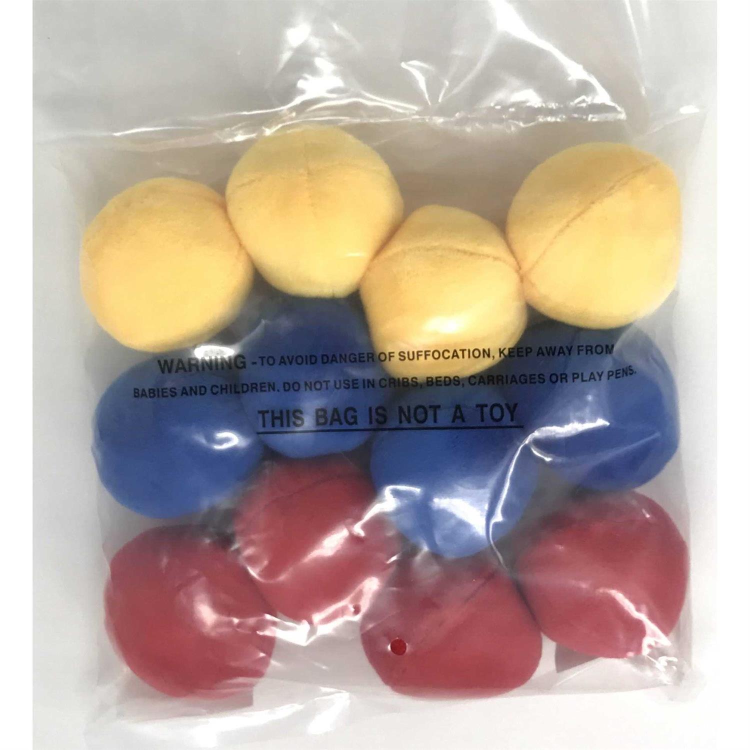 12 Pack Plush Squeaky Balls for Small Dogs or Cats - Pet Supplies online store