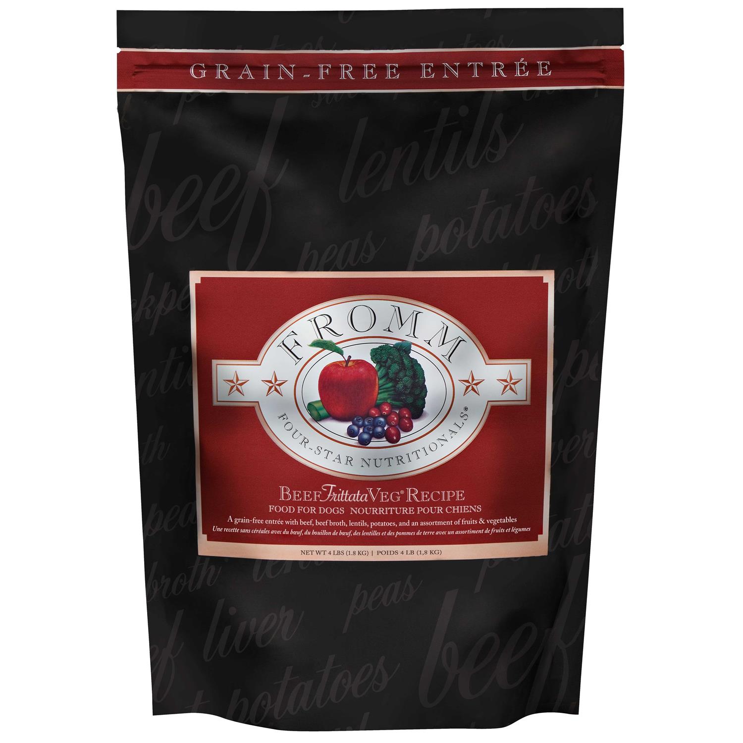 Fromm Four Star Beef Frittata Dry Dog Food - Pet Supplies online store