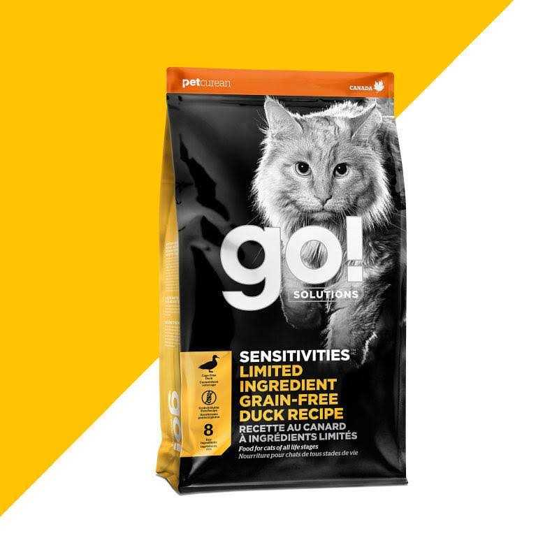 Go! Solutions Sensitivities Limited Ingredient Duck Recipe Dry Cat Food - Pet Supplies online store