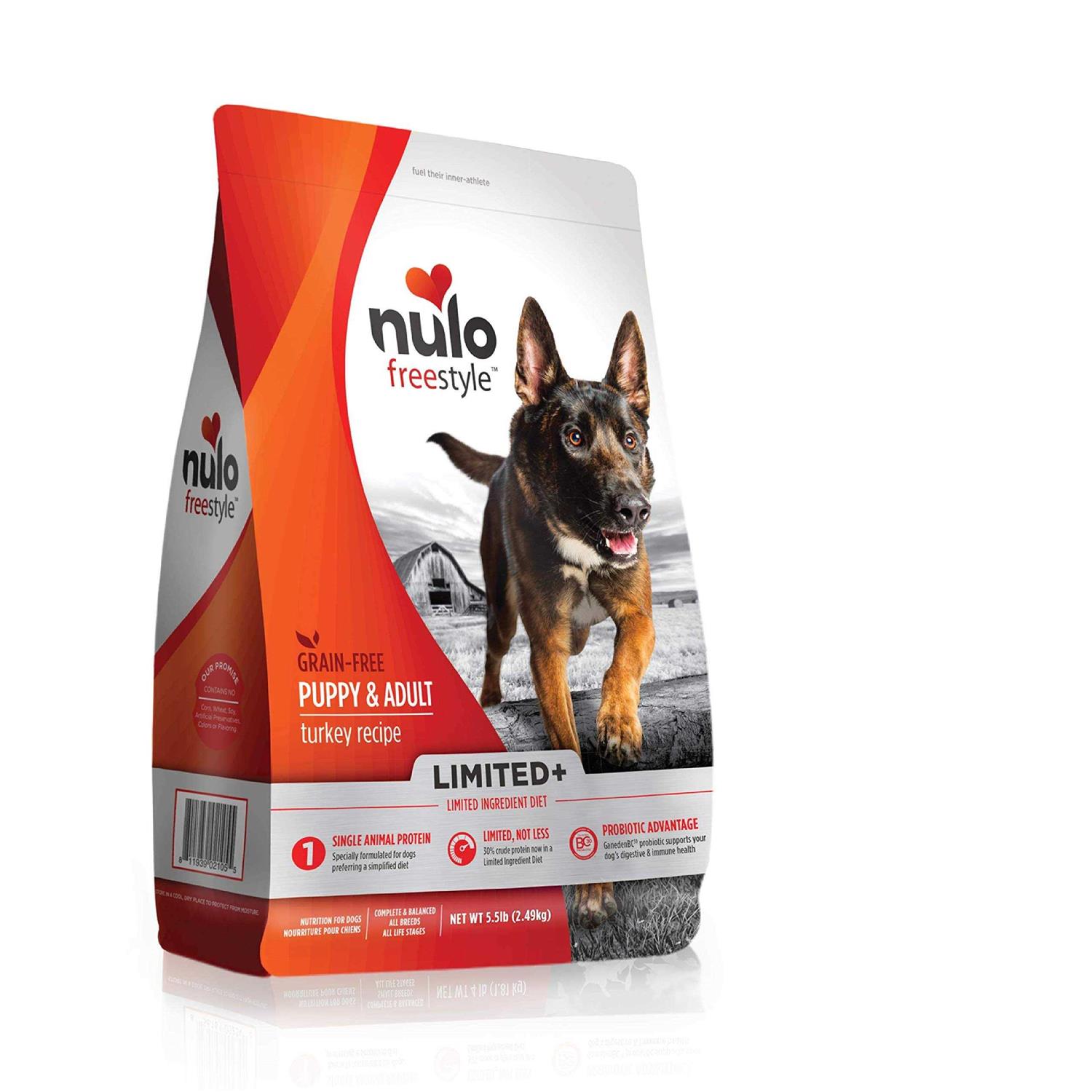 Nulo Freestyle Limited+ Turkey Recipe Grain-Free Puppy & Adult Dry Dog Food - Pet Supplies online store