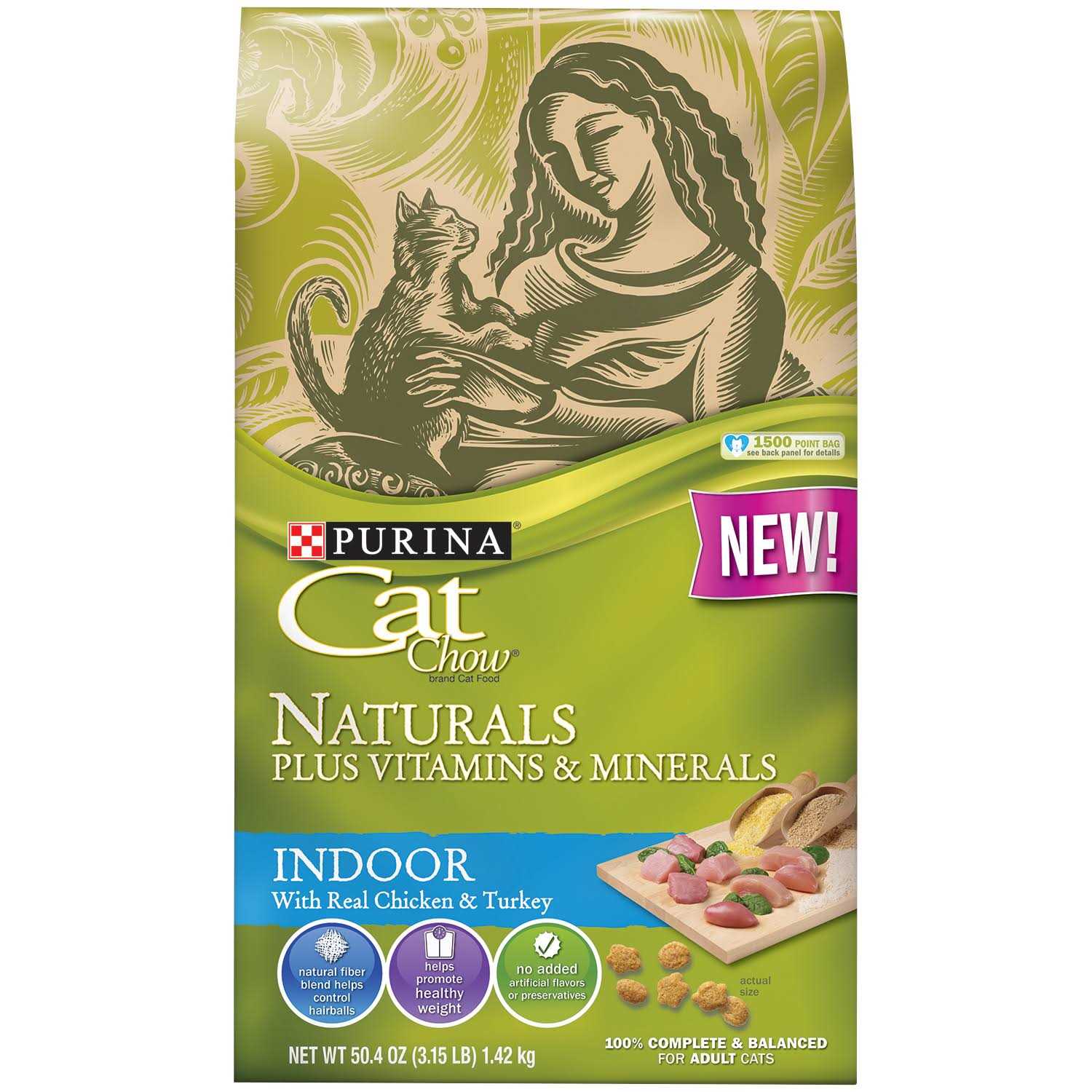 Purina Cat Chow Naturals Indoor Dry Cat Food - Pet Supplies online store