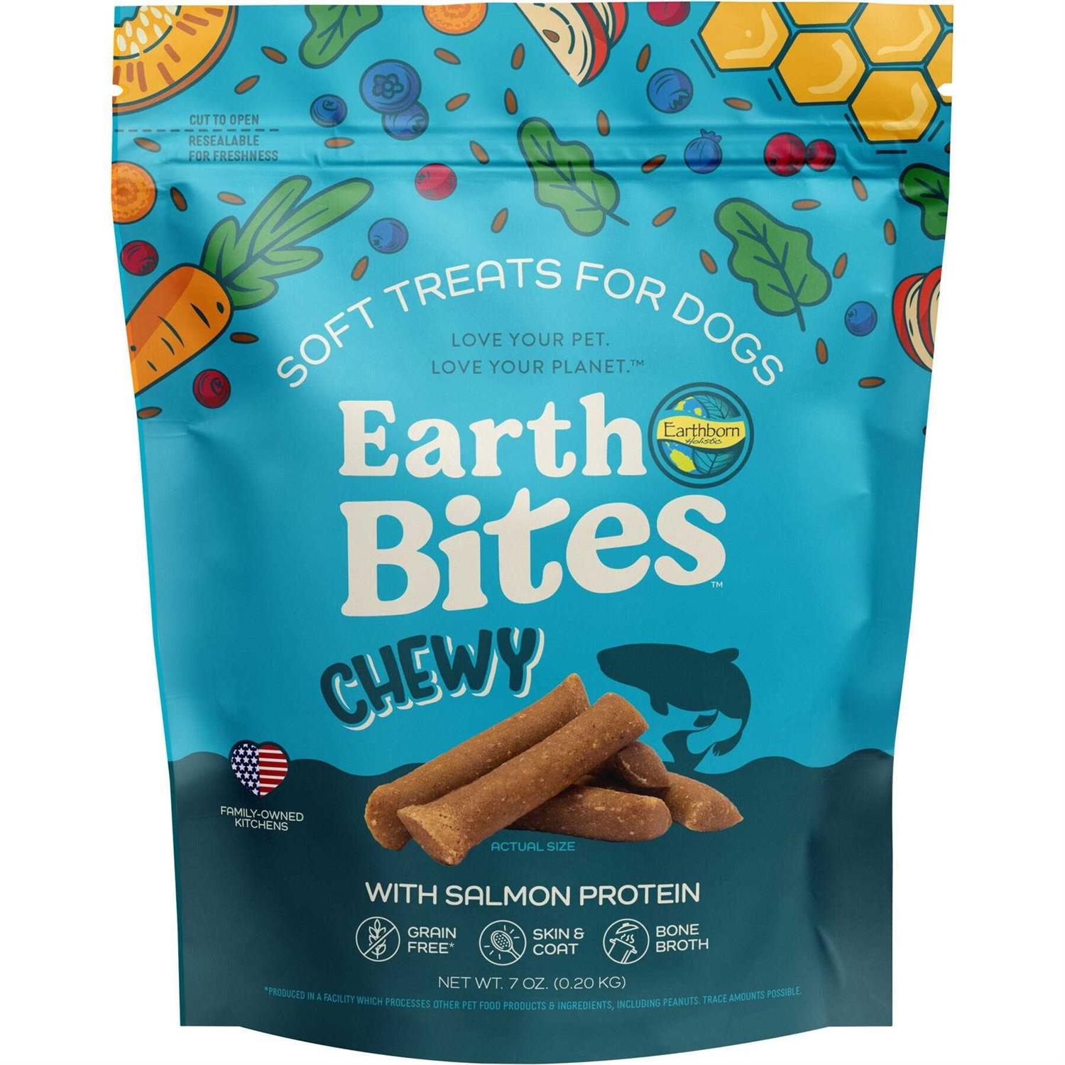 Earthborn Holistic EarthBites Chewy Soft Dog Treats 7 oz - Pet Supplies online store
