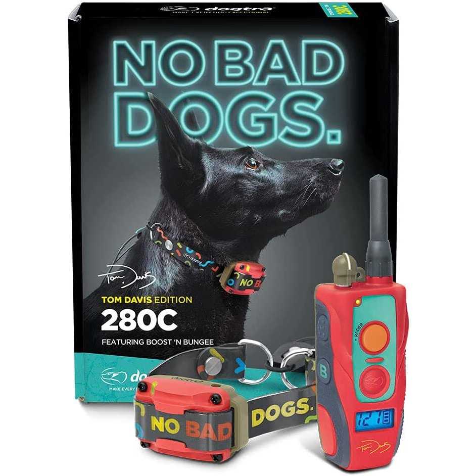 Dogtra Tom Davis 280C Remote Dog Training E-Collar Featuring Boost N' Bungee Waterproof 127-Level 1/2-Mile Range - Pet Supplies online store
