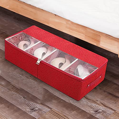 1pc Storage Bags,Under Bed Storage Box Storage Bag,Heavy Duty Storage Tote for Space Saving,Extra Large Clothing Sorting Folding Flat Storage Box Compartment