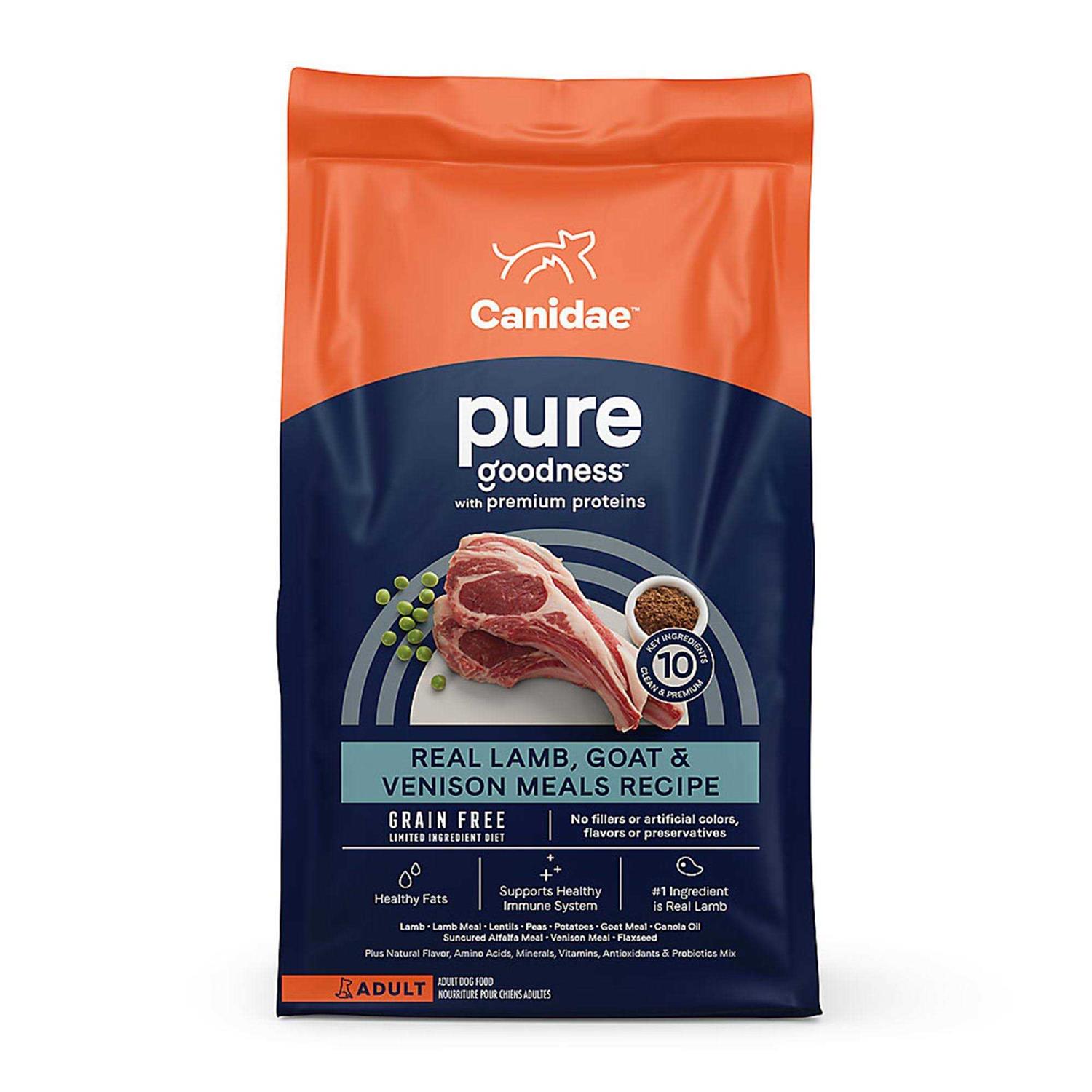 Canidae Grain Free Pure Lamb Goat Venison Dry Dog Food - Pet Supplies online store