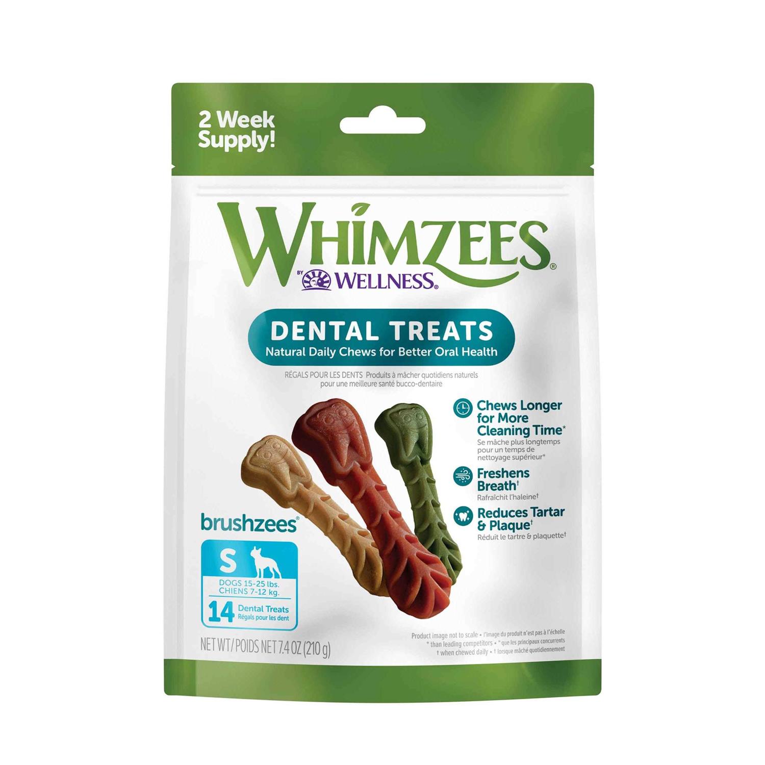 Whimzees Brushzees Dental Treats - Pet Supplies online store