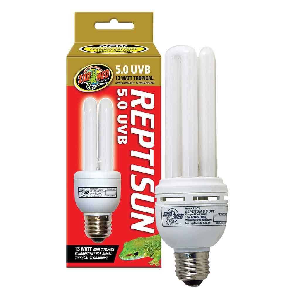 Zoo Med ReptiSun 5.0 UVB Mini Compact Fluorescent - Pet Supplies online store