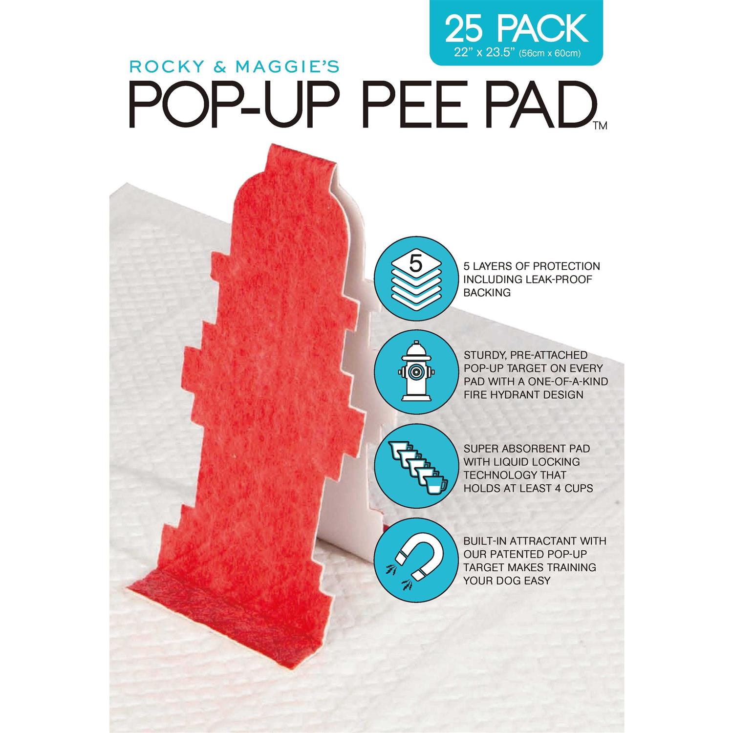 Rocky and Maggie's Pop-Up Pee Pad for Dogs - Pet Supplies online store