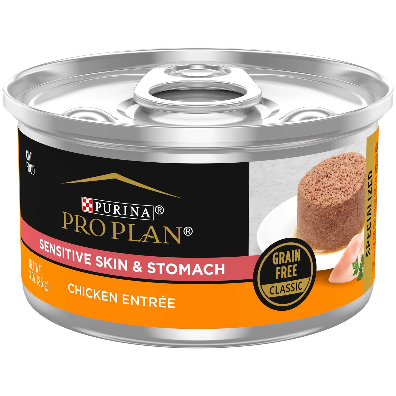 Purina Pro Plan Focus Sensitive Skin & Stomach Adult Wet Cat Food Grain Free Chicken - Pet Supplies online store