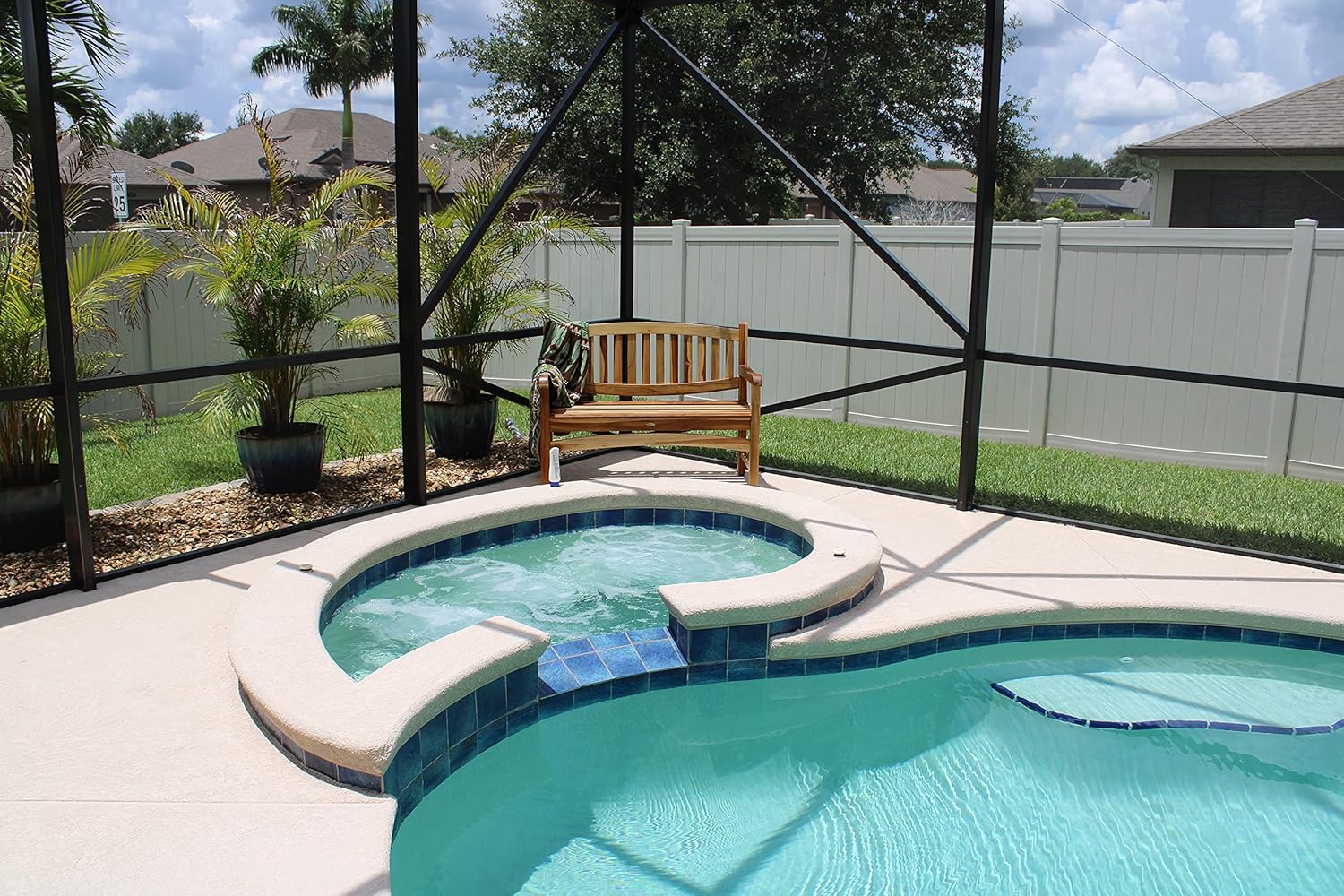 EcoDecors Kent Outdoor Teak Garden Bench with Teak Shower Corner Shelf