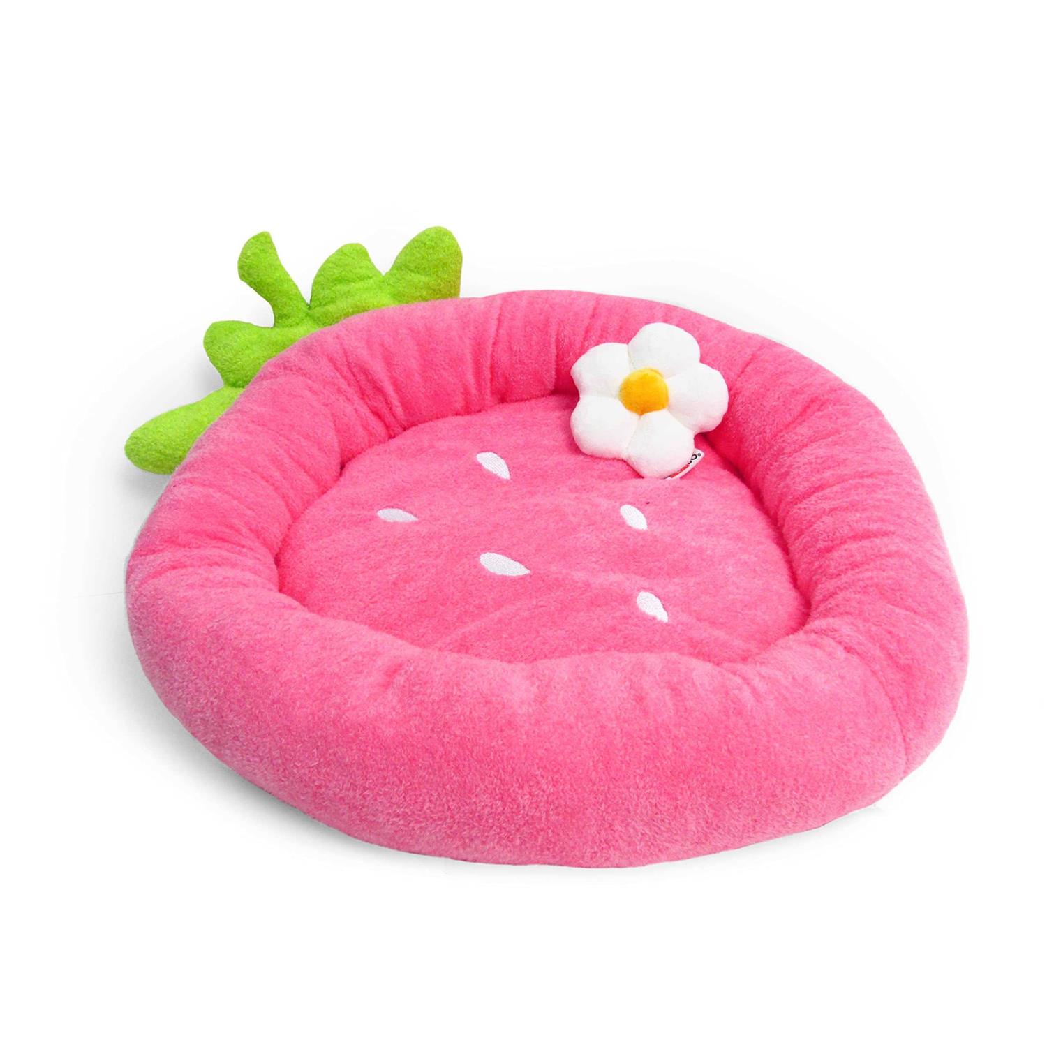 TONBO Soft Plush Small Cute and Cozy Food Dog Cat Bed, Washer and Dryer Friendly - Pet Supplies online store