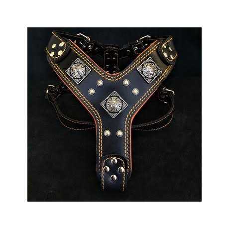 Bestia EROS Dog Leather Harness - Pet Supplies online store