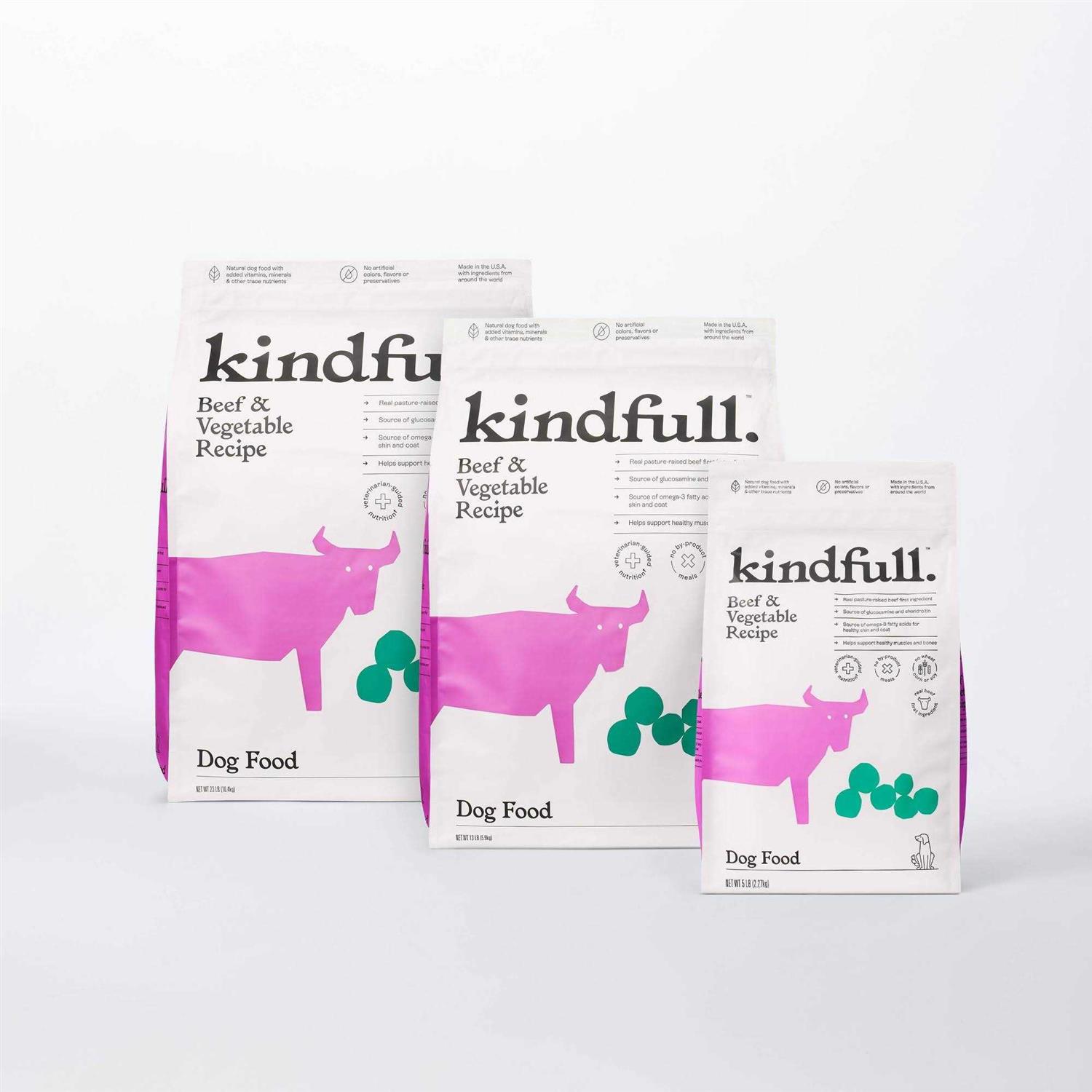 Kindfull Beef and Vegetable Recipe Dry Dog Food - Pet Supplies online store