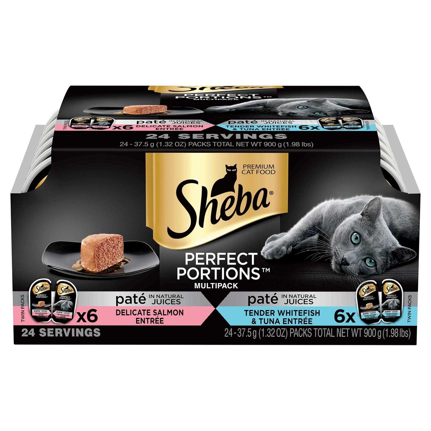 Sheba Perfect Portions Pate Wet Cat Food Variety Pack - Pet Supplies online store