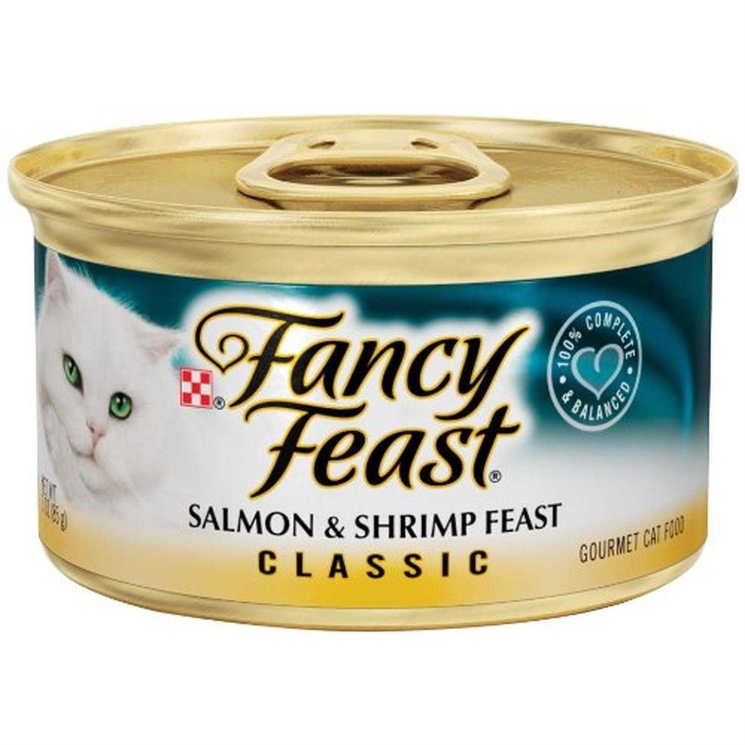 Fancy Feast Classic Salmon & Shrimp Feast Cat Food - Pet Supplies online store