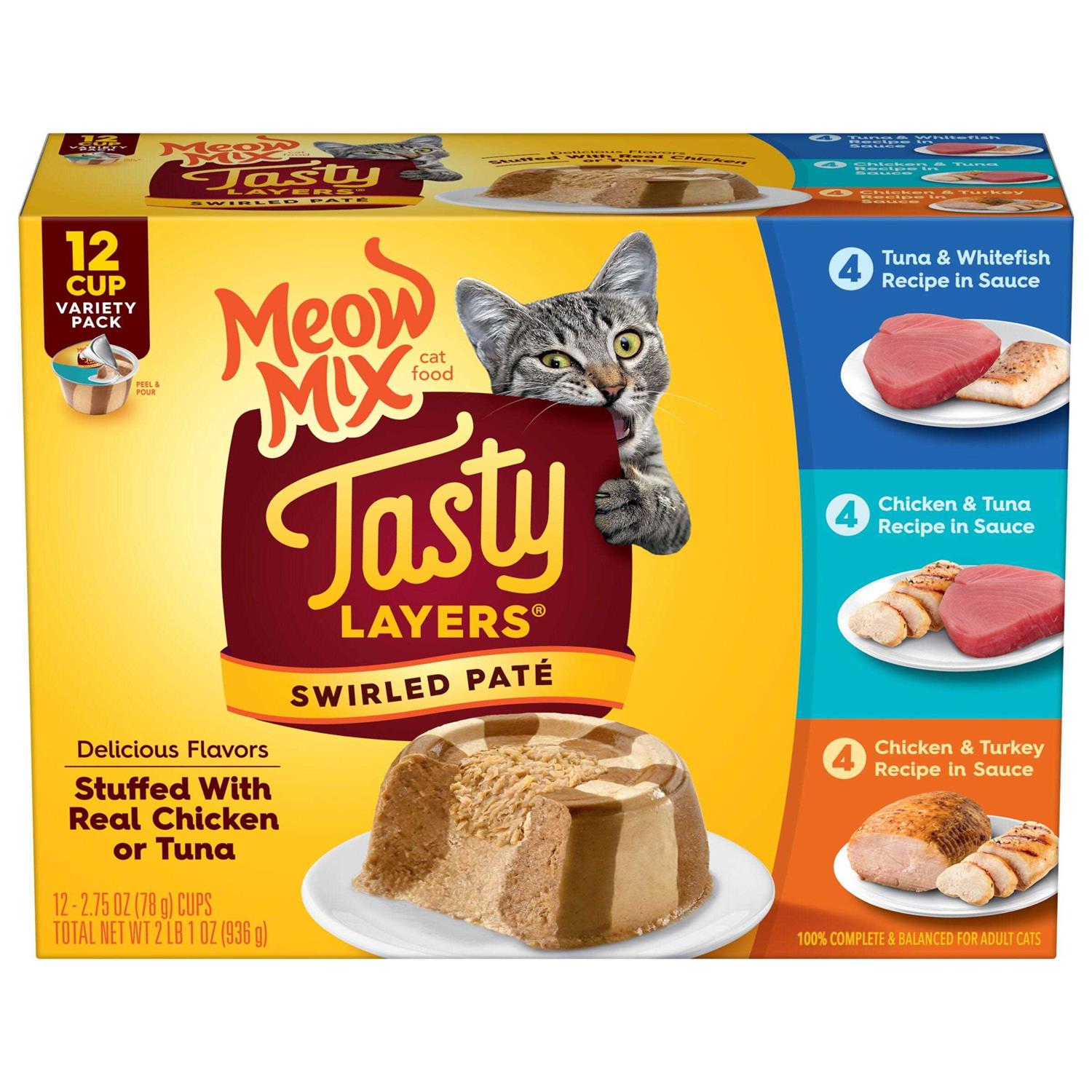 Meow Mix Tasty Layers Cat Food - Pet Supplies online store