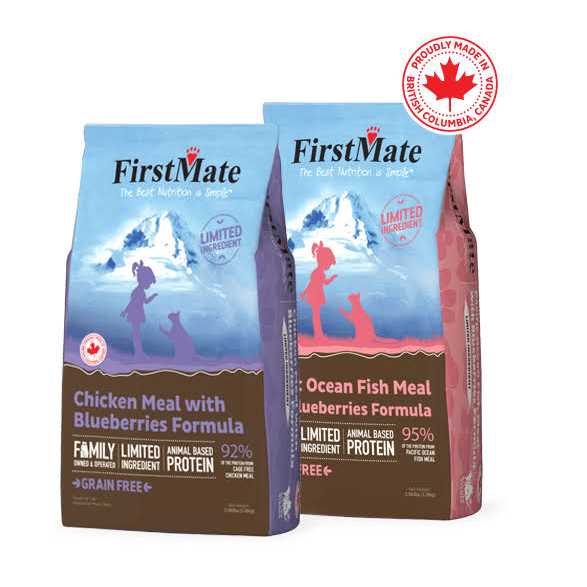 FirstMate Cat Free Duck Blueberries Food - Pet Supplies online store